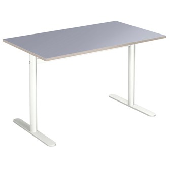 Cross T søjlebord 120x60 cm HT hvidt understel