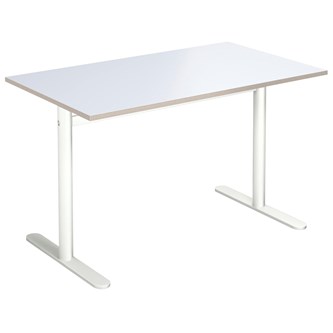 Cross T søjlebord 120x60 cm HT hvidt understel