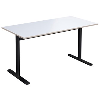 Cross T søjlebord 140x70 cm HT sort understel