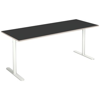 Cross T søjlebord 180x70 cm HT hvidt understel