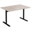 Cross T søjlebord 120x80 cm HT sort understel