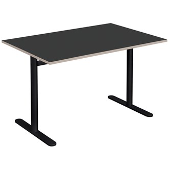 Cross T søjlebord 120x80 cm HT sort understel
