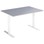 Cross T søjlebord 120x80 cm HT hvidt understel