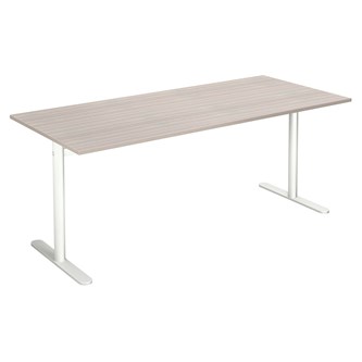 Cross T søjlebord 180x80 cm HT hvidt understel