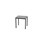 Multiflex bord X 70x60x72-88 cm sort stel