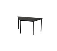 Multiflex trapezbord C 140x70x70x72 cm sort stel