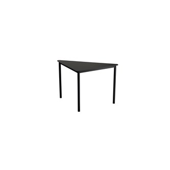 Multiflex trekantbord C 80x80x113x72-88 cm sort stel