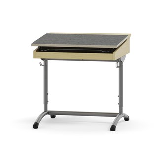 Mandal elevpult optimal akustik linoleum sølvstel