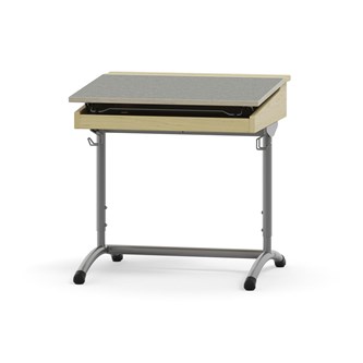 Mandal elevpult optimal akustik linoleum sølvstel