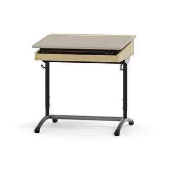 Mandal elevpult akustik linoleum sort stel