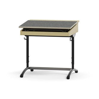 Mandal elevpult akustik linoleum sort stel