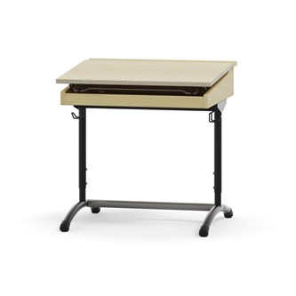 Mandal elevpult akustiklaminat sort stel