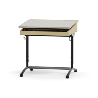 Mandal elevpult akustiklaminat sort stel