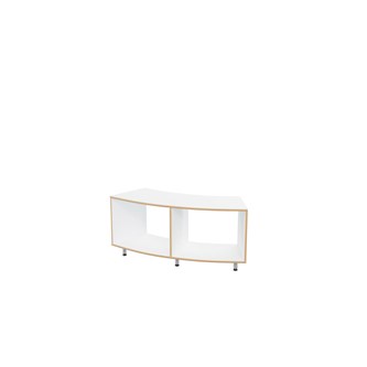 Fixa :1 Curved udvendig u/ ryg, Ø284 cm D40 cm