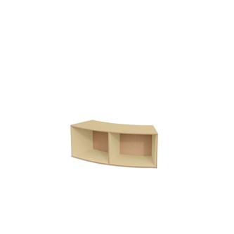 Fixa :1 Curved udvendig m/indvendig ryg, Ø284 cm D40 cm