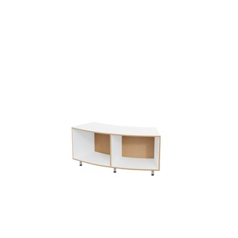 Fixa :1 Curved udvendig m/indvendig ryg, Ø284 cm D40 cm