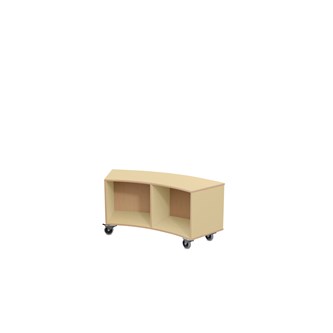 Fixa :1 Curved udvendig m/udvendig ryg, Ø284 cm D40 cm