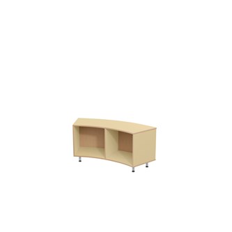 Fixa :1 Curved udvendig m/udvendig ryg, Ø284 cm D40 cm