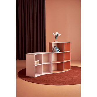 Fixa :2 Curved udvendig m/udvendig ryg, Ø284 cm D40 cm