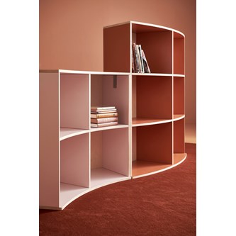 Fixa :2 Curved udvendig m/udvendig ryg, Ø284 cm D40 cm