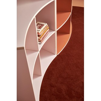 Fixa :2 Curved udvendig m/udvendig ryg, Ø284 cm D40 cm