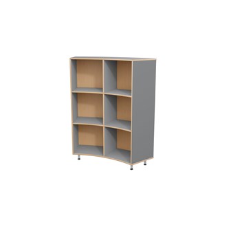Fixa :3 Curved udvendig m/udvendig ryg, Ø284 cm D40 cm