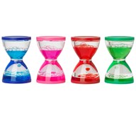 Sensorisk timeglas med bobler 4 stk.