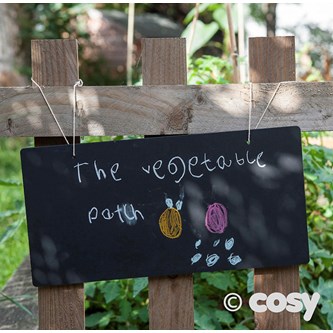 Kridttavle med ophæng