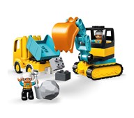 LEGO® DUPLO® Lastbil og gravemaskine på larvefødder