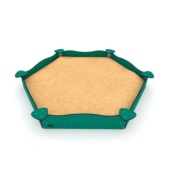 Recycled:play sandkasse sekskantet 0802
