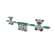 Recycled:play fjedervippe bamse 0670