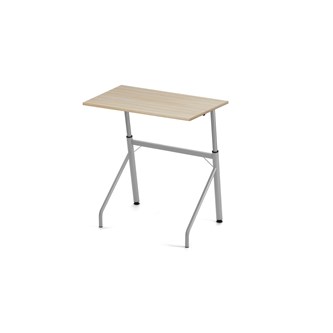 Altudo FSC bord DL 90x60 cm sølv stel