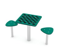 Recycled:play skakbord med taburetter 0817