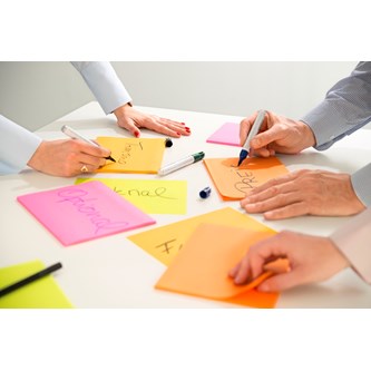 Post-it notesblok 203x152 mm 4 stk.