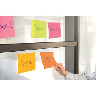Post-it notesblok 203x152 mm 4 stk.