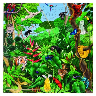 Rammepuslespil regnskov