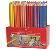 Faber-Castell farveblyanter sekskantede 144 stk.
