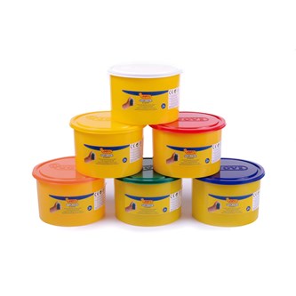Blød ler basisfarver 6x460 g