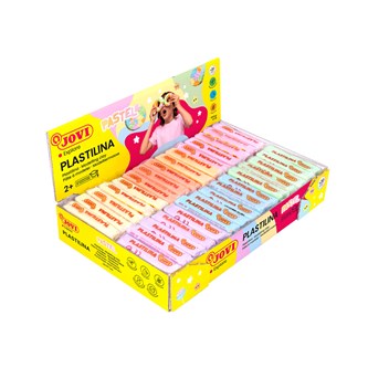 Plastilina modellervoks pastel 30x50 g