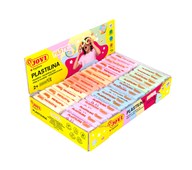 Plastilina modellervoks pastel 30x50 g