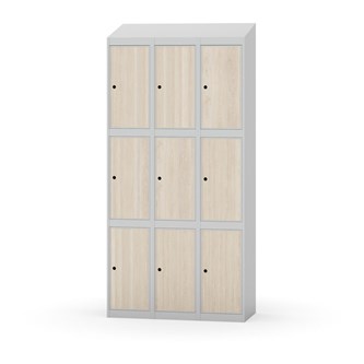 Novis elevskab skrå topplade 3:3 B90 cm