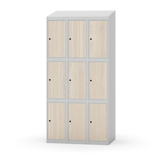 Novis elevskab skrå topplade 3:3 B90 cm