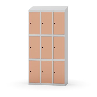 Novis elevskab skrå topplade 3:3 B90 cm