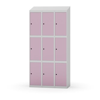 Novis elevskab skrå topplade 3:3 B90 cm