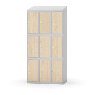 Novis elevskab skrå topplade 3:3 B90 cm