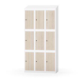 Novis elevskab skrå topplade 3:3 B90 cm