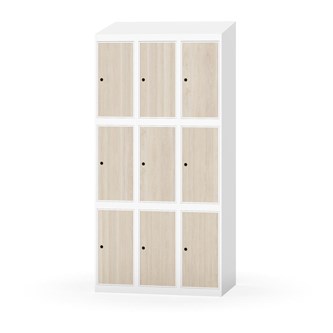 Novis elevskab skrå topplade 3:3 B90 cm