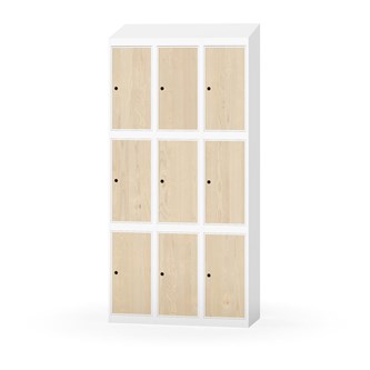 Novis elevskab skrå topplade 3:3 B90 cm