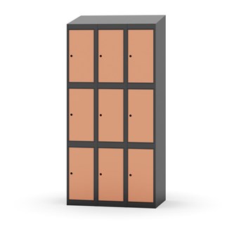 Novis elevskab skrå topplade 3:3 B90 cm