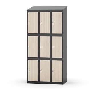 Novis elevskab skrå topplade 3:3 B90 cm